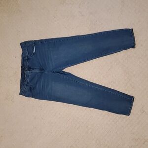 Universal Standard - Seine Mid Rise Skinny Jeans 27 Inch - Distressed Blue - 16